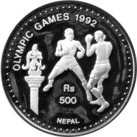 Nepal 500 Rupien 1992 - XXV. Olympische Sommerspiele 1992...