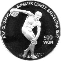Nordkorea 500 Won 1989 - XXV. Olympische Sommerspiele...