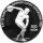 Nordkorea 500 Won 1989 - XXV. Olympische Sommerspiele 1992 in Barcelona "Diskuswerfer" - Silber PP