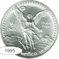 Mexiko Libertad 1995 1/2 oz Silber