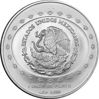 Mexiko 5 Pesos 1997 - Mascaaa - 1 oz Silber