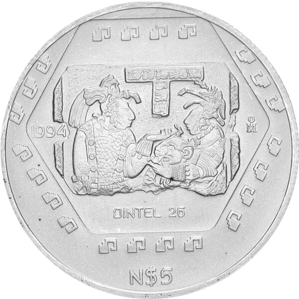 Mexiko 5 Pesos 1994 - Dintel 26 - 1 oz Silber
