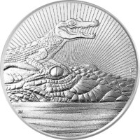 Australien Next Generation 2019 Krokodil 2 oz Silber...