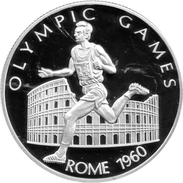 Somalia 250 Shillings 2002 - XVII. Olympische Sommerspiele 1960 in Rom - Silber PP