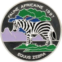 Benin 1.000 Francs 1997 - Afrikanische Tierwelt...