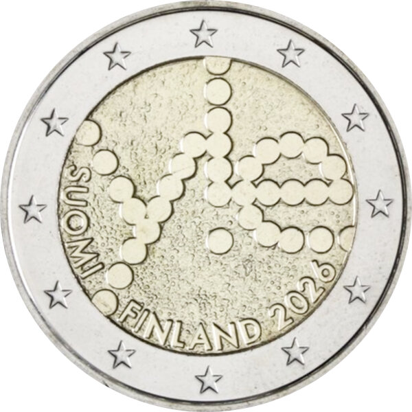 Finnland 2 Euro 2026 "Rundfunk Yleisradio"