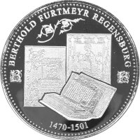 Regensburg Medaille 1979 Berthold Furtmeyr - Silber PP