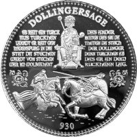 Regensburg Medaille 1979 Dollingersage - Silber PP