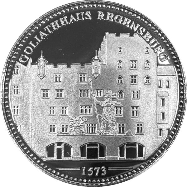 Regensburg Medaille 1979 Goliathhaus - Silber PP