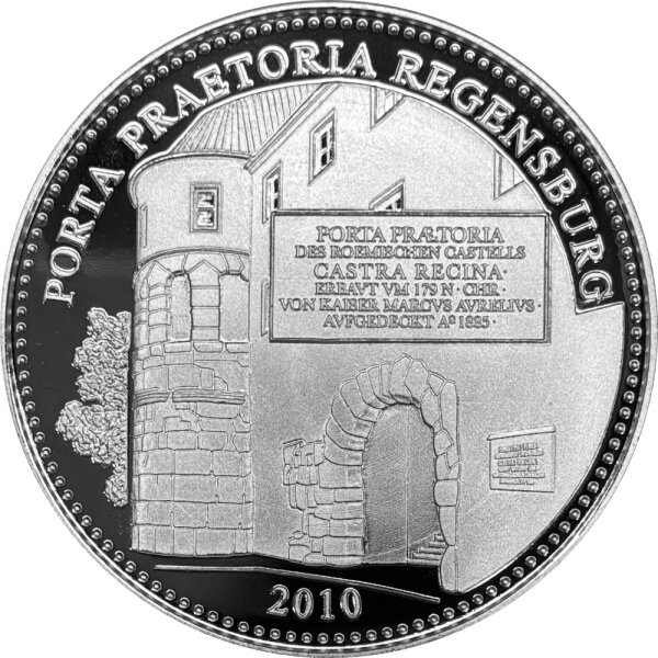 Regensburg Medaille 1979 Porta Praetoria - Silber PP