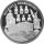 Regensburg Medaille 1979 Walhalla - Silber PP