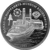 Regensburg Medaille 1979 Donau-Schifffahrts-Museum -...