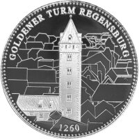 Regensburg Medaille 1979 Goldener Turm - Silber PP