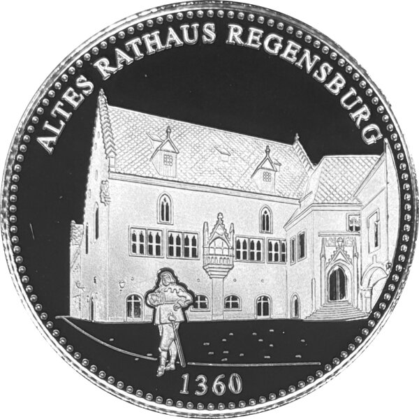 Regensburg Medaille 1979 Altes Rathaus - Silber PP