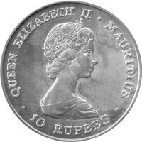 Mauritius 10 Rupees 1981 - Welternährungstag - Silber