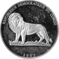 Kongo 10 Francs 2002 - Weltraum "Vostok VI" - Silber PP