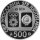 Jugoslawien 500 Dinar 1982 - XIV. Olympische Winterspiele 1984 in Sarajevo - Silber PP