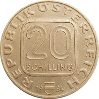 Österreich 20 Schilling 1984 Schloss Grafenegg