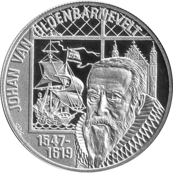 Niederlande 20 Euro 1997 - Johan van Oldenbarnevelt - Silber PP