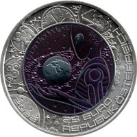 Österreich 25 Euro 2022 “Leben im All” Niob