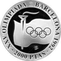 Spanien 2.000 Pesetas 1991 - XXV. Olympische Sommerspiele...
