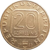 Österreich 20 Schilling 1985 Diözese Linz