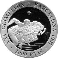 Spanien 2.000 Pesetas 1992 - XXV. Olympische Sommerspiele...