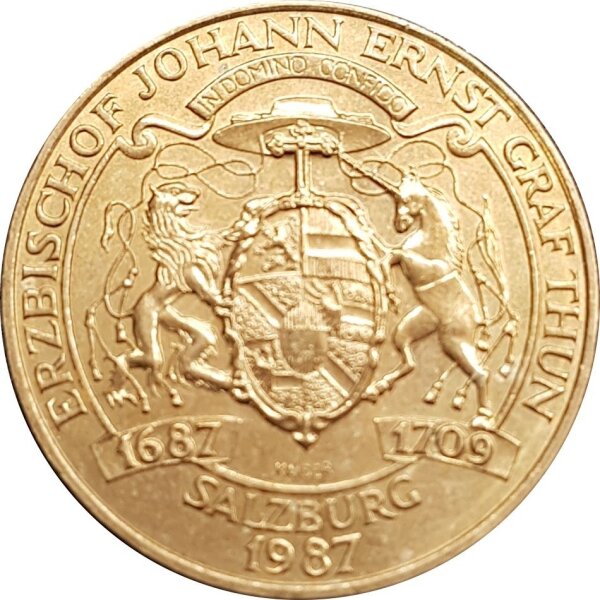 Österreich 20 Schilling 1987 Erzbischof Johann E. Graf Thun