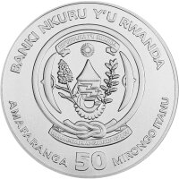 Ruanda 250. Jahrestag Unabhängigkeitserklärung USA 2026 1 oz Silber