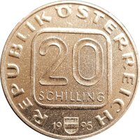 Österreich 20 Schilling 1995 1000 Jahre Krems