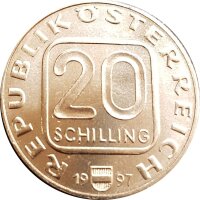 Österreich 20 Schilling 1997 Dom zu St. Stephan