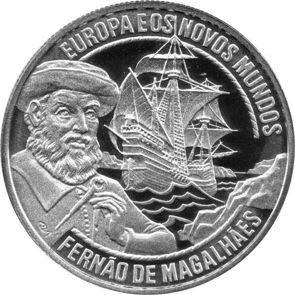 Portugal 25 Ecu 1997 - Europa und die Neue Welt "Ferdinand Magellan" - Silber PP