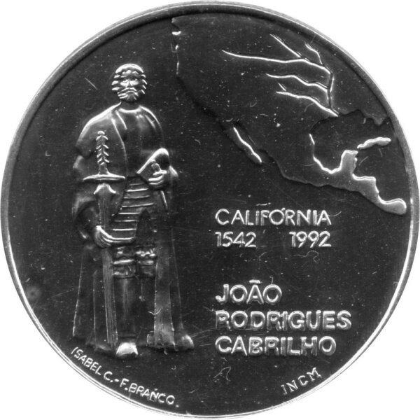 Portugal 200 Escudos 1992 - Portugiesische Entdeckungen "Kalifornien" - Silber