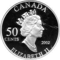 Kanada 50 Cents 2002 - Kanadische Folklore und Legenden "Geisterschiff" - Silber PP
