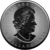 Kanada 5 Dollars 2021 - On the Trails of Wildlife - 1 oz Silber #1