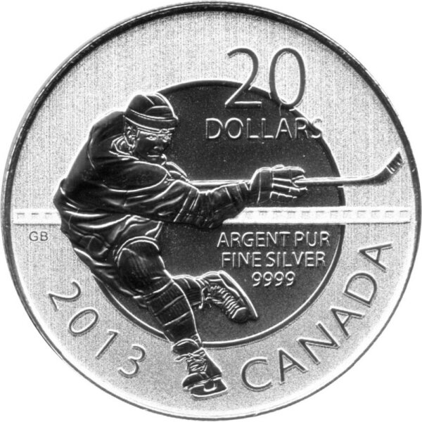 Kanada 20 Dollars 2013 - Eishockey - Silber