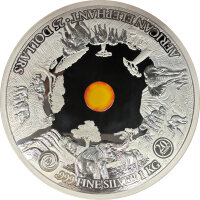 Samoa African Elefant 2019 1000 Gramm Silber - Prooflike