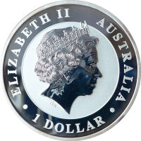 Australien Kookaburra 2013 Privy Mark "F15" 1 oz Silber