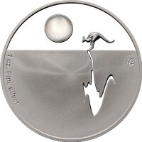 Australien Känguru RAM 2011 1 oz Silber F15  Reverse Frosted