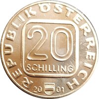 Österreich 20 Schilling 2000 Johann Nestroy