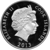 Cook Islands 10 Dollars 2013 - XXXI. Olympische Sommerspiele 2016 in Rio de Janeiro - Silber PP teilvergoldet