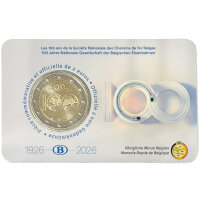 Belgien 2 Euro 2026 "100 Jahre SNCB" FR - Coincard