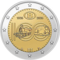 Belgien 2 Euro 2026 "100 Jahre SNCB" NL - Coincard