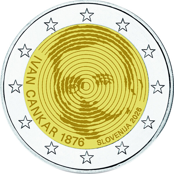 Slowenien 2 Euro 2026 "Ivan Cankar"