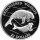 Tuvalu 20 Dollars 1994 - Bedrohte Tierwelt "Dugong" - Silber PP