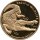 Palau 1 Dollar 2007 - Pazifische Tierwelt "Salzwasserkrokodil" - Kupfer-Nickel PP vergoldet