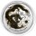 Australien Lunar II 2012 Jahr des Drachen 1/2 oz Silber teilvergoldet
