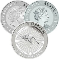 Australien Känguru div. 1 oz Silber regelbesteuert