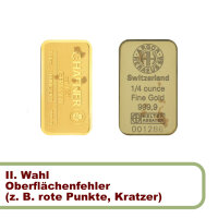 7,775 Gramm Goldbarren RESALE II. Wahl
