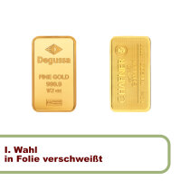 15,55 Gramm Goldbarren RESALE I. Wahl in Folie...